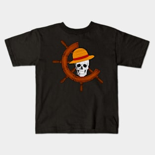 Straw hat Pirate Kids T-Shirt